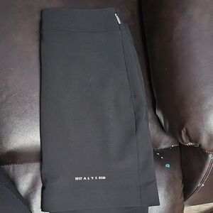 1017 ALYX 9SM Jet Black Pencil Skirt